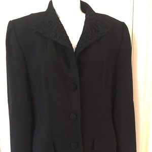 Vintage black, wool jacket